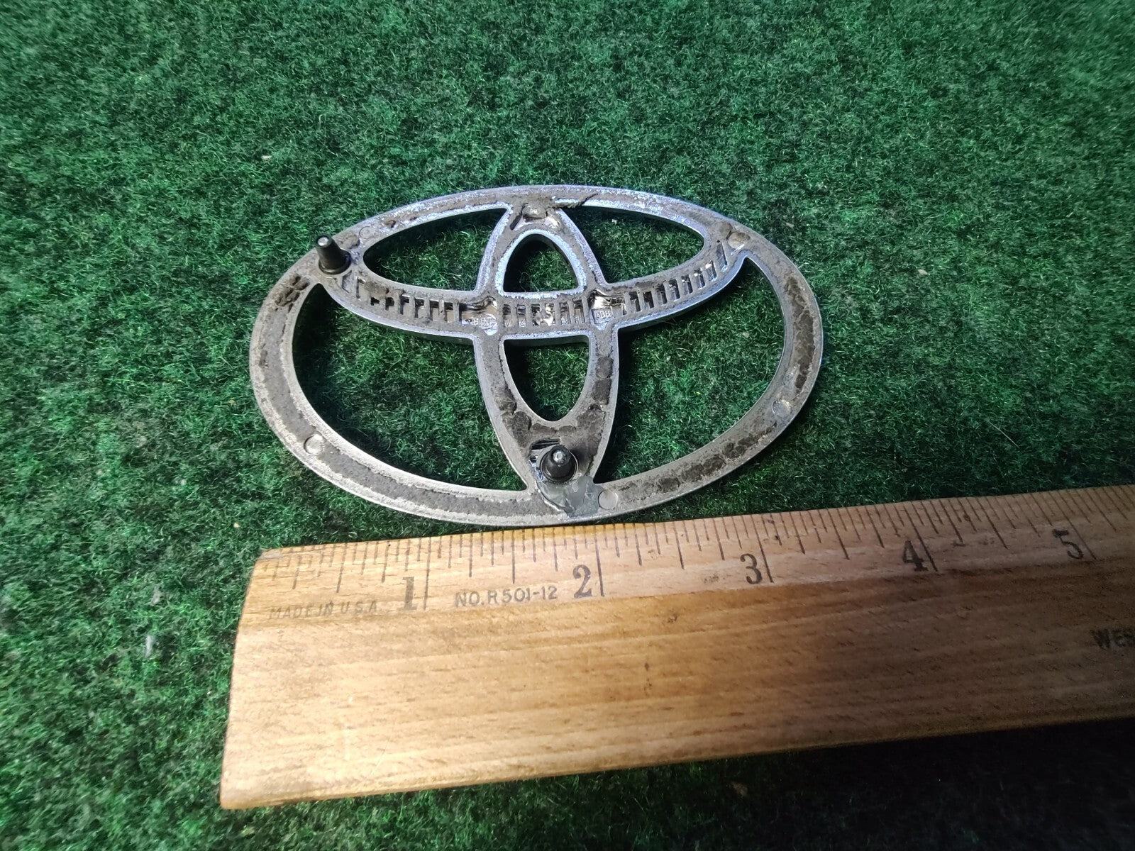 Toyota Chrome Emblem Logo Symbol Unknown Model ~4" 7S3