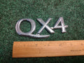 1997-2000 Infiniti QX4 Emblem Logo Letters Badge Trunk Gate Rear Chrome OEM 2S1