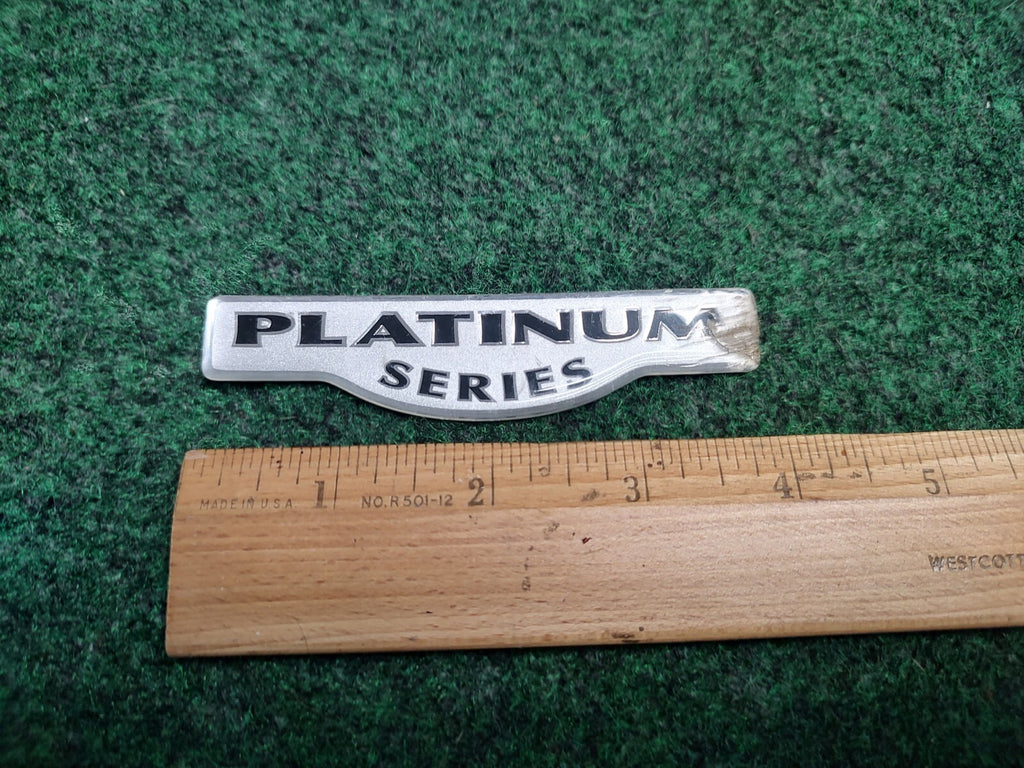 PLATINUM SERIES OEM EMBLEM Name Plate Decal Nameplate Badge Logo 2S9