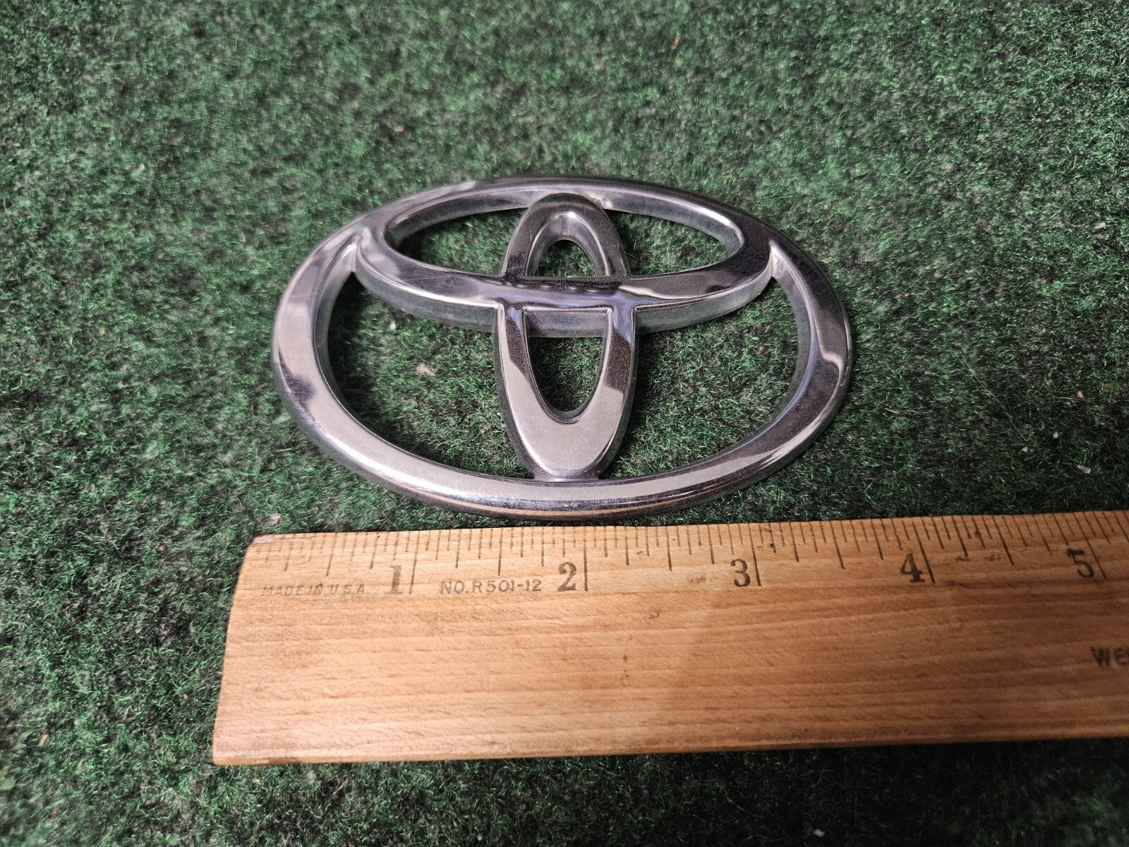 Toyota Chrome Emblem Logo Symbol Unknown Model ~4" 9L2