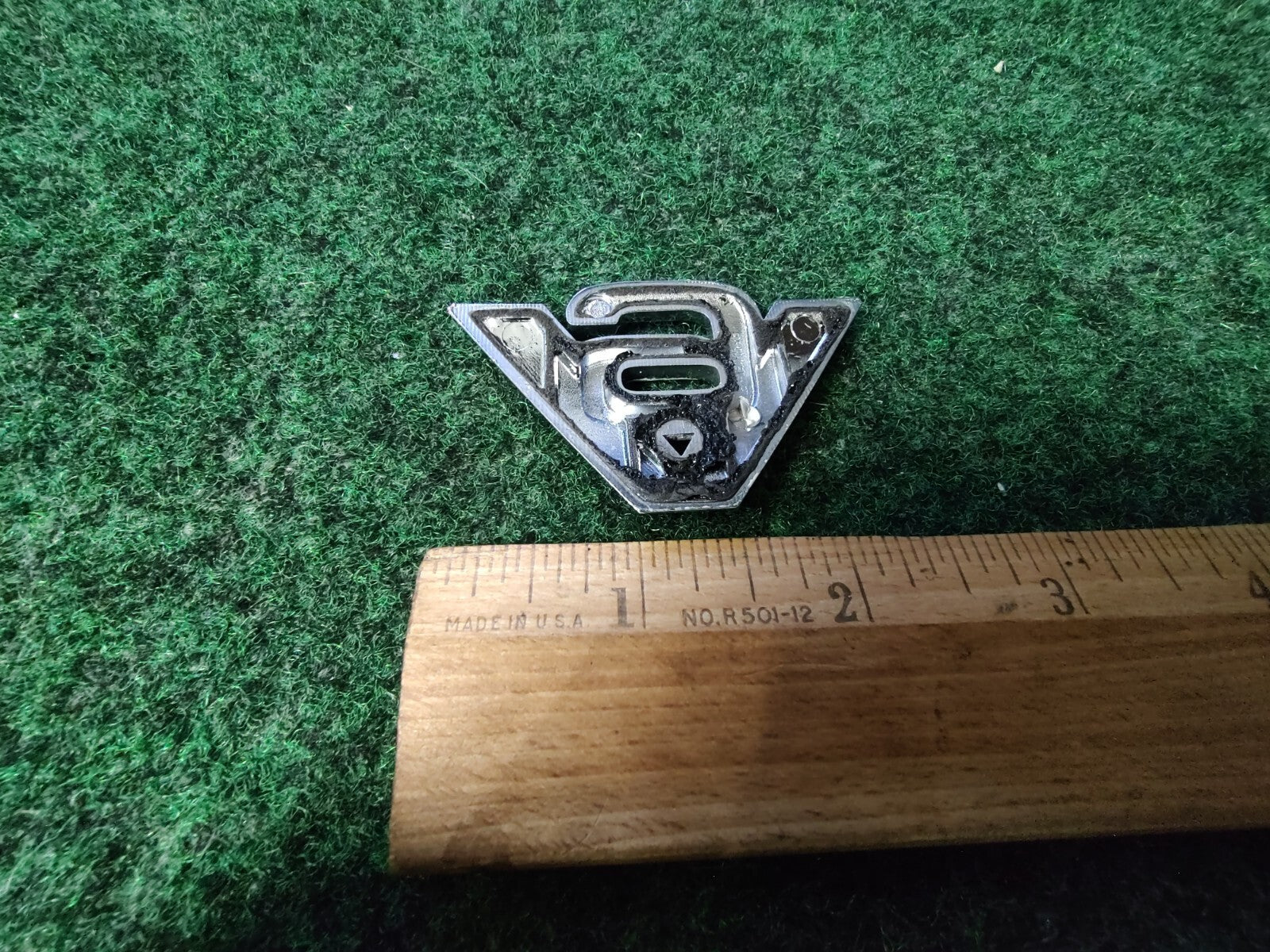 Ford Escape V6 Front Side Fender Emblem Chrome OEM YL8416C144AB 3S6