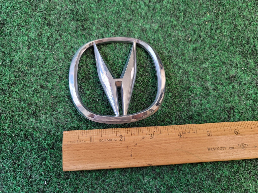2000-2006 ACURA MDX A EMBLEM REAR TRUNK LID LOGO SYMBOL BADGE CHROME OEM 1M4