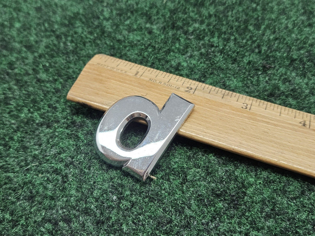 Jeep OEM "P" Chrome Hood Hatch Individual Letter Emblem Badge Logo Nameplate 2S2