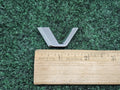 OEM "V" Chrome Individual Letter Lettering Emblem Badge Logo Nameplate 7S9