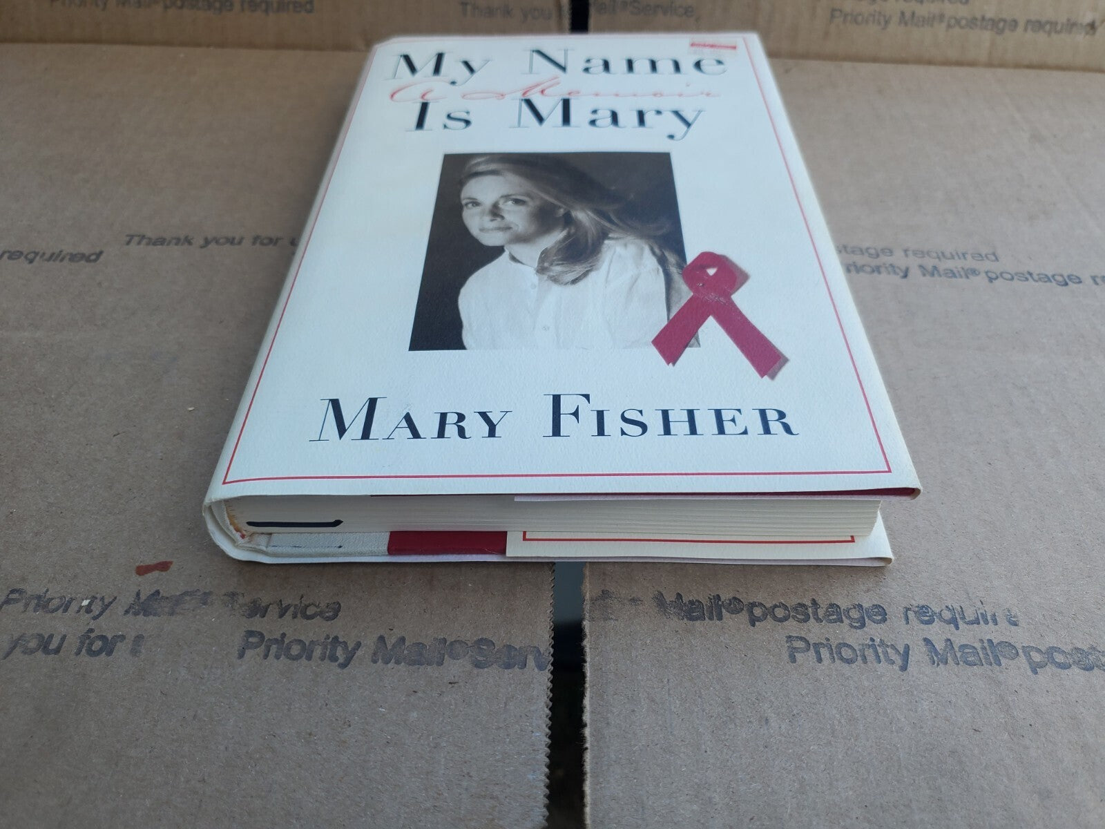 My Name Is Mary: A Memoir by Mary Fisher Hardcover B8