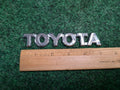 Toyota Rear Trunk Lid Emblem Name Plate Nameplate ~5.125" Chrome OEM 4S4