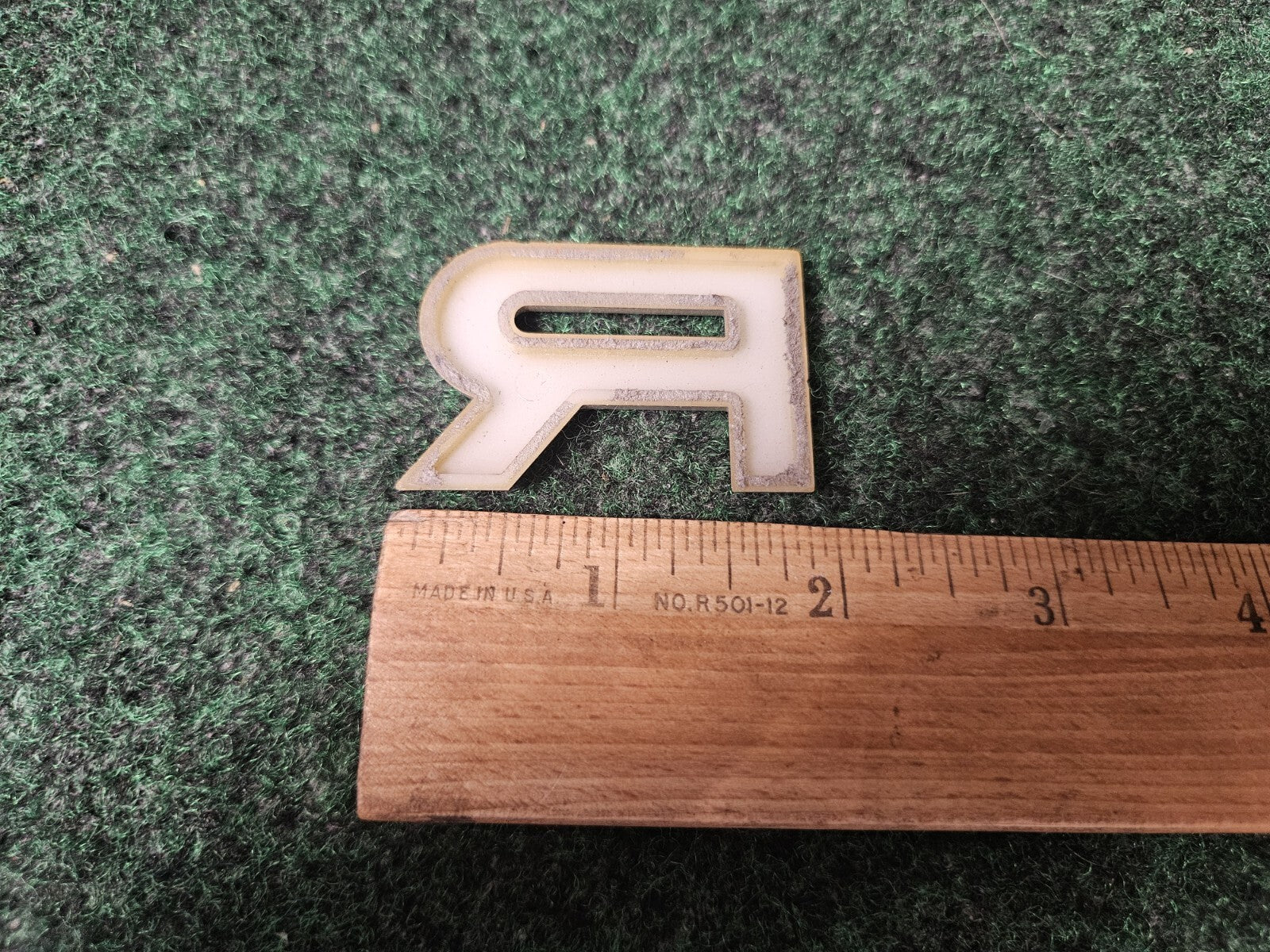 3D "R" Letter Badge Name Plate Fits Land Rover Range Rover 4S7