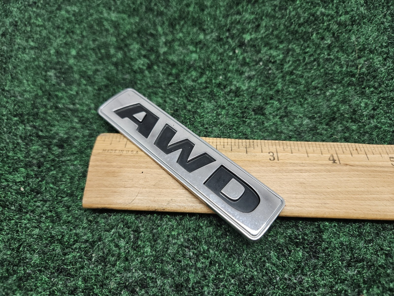 OEM AWD All Wheel Drive 3.5" Emblem Badge Logo Nameplate Name Plate Insignia GL1