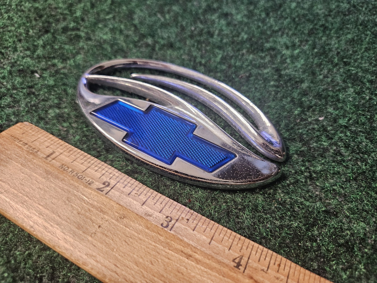 Chevrolet Malibu Chrome Blue Trunk Lid Emblem Badge OEM Logo Nameplate 4M8