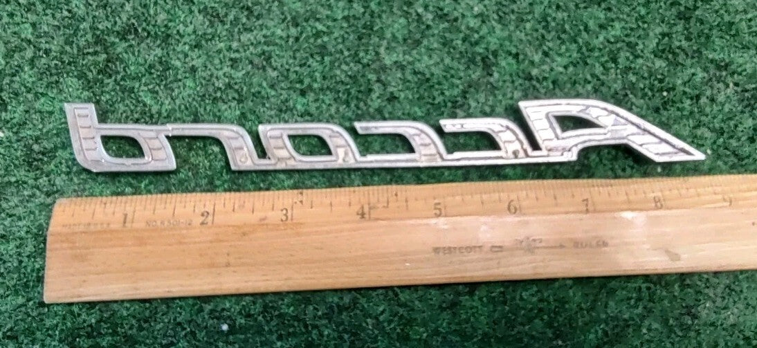 HONDA ACCORD REAR EMBLEM LOGO BADGE SYMBOL CHROME Nameplate LETTERS 8L4