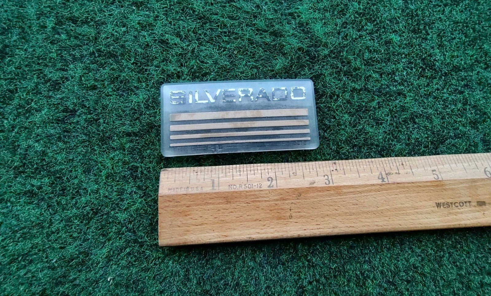 1990s SILVERADO Plastic Roof Panel Emblem OEM NAME PLATE 5S3