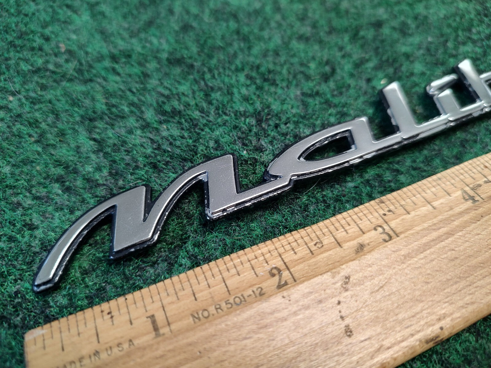 1997-2003 Chevy Malibu Chrome Rear Emblem Badge Logo Nameplate Name Plate 2S8