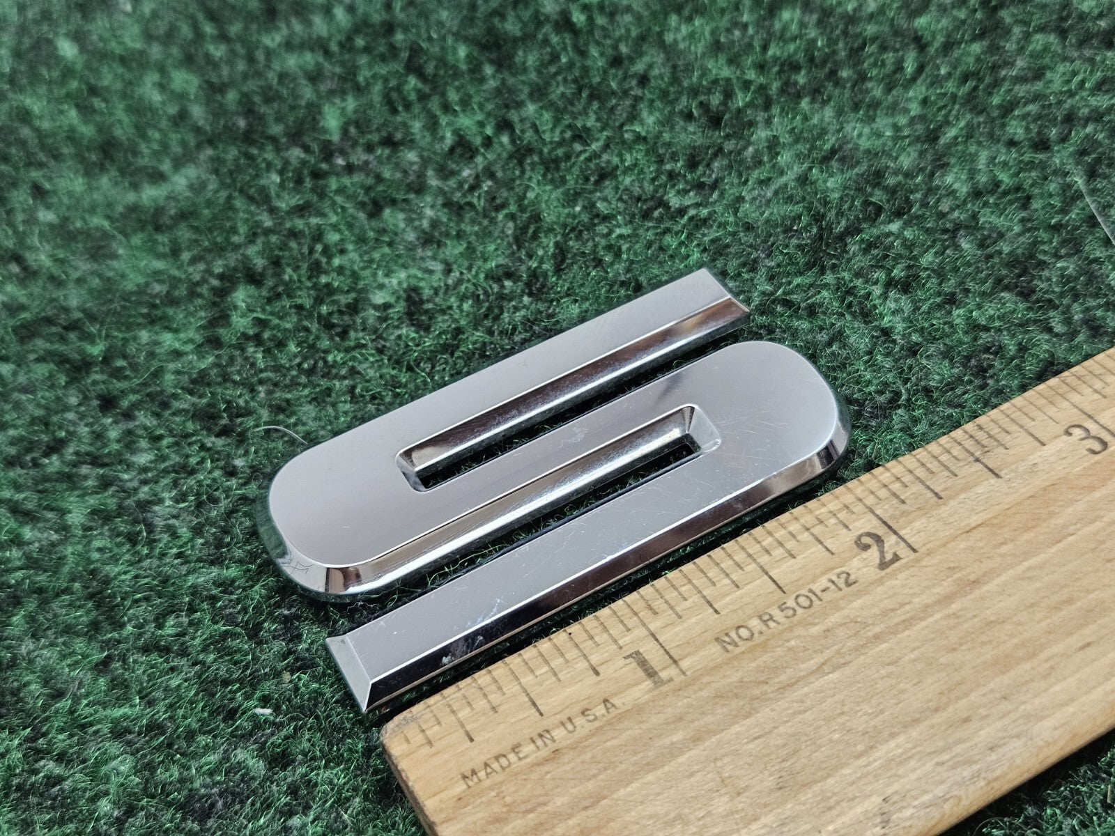 OEM "5" Chrome Individual Number Lettering Emblem Badge Logo Nameplate 3D 7S8