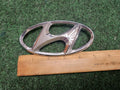 Hyundai Emblem Logo Symbol Badge Chrome OEM Nameplate Name Plate ~5" 6M8