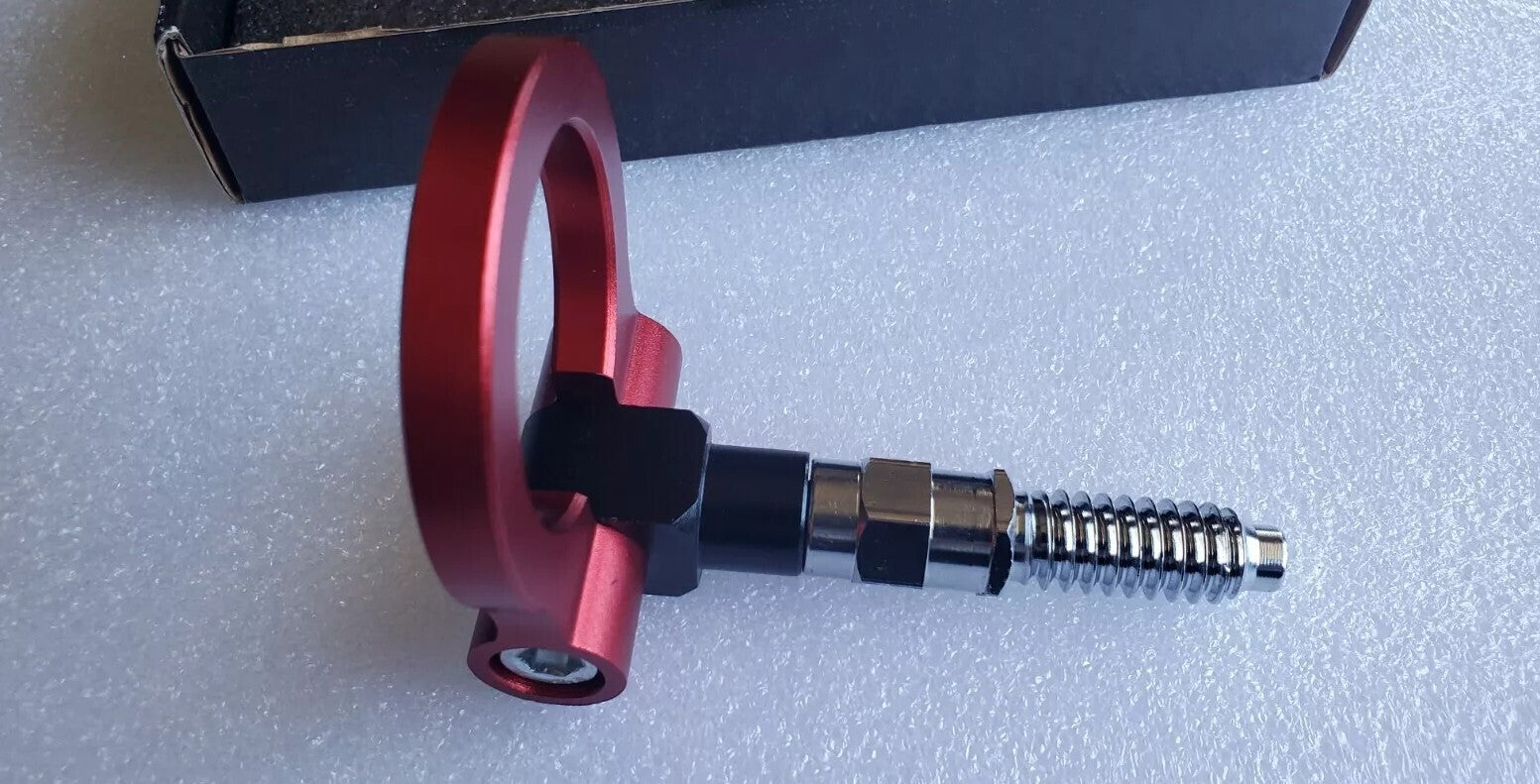 Racing Aluminum Tow Hook Kit For MINI COOPER S R50 R52 R53 R55 R56 Clubman