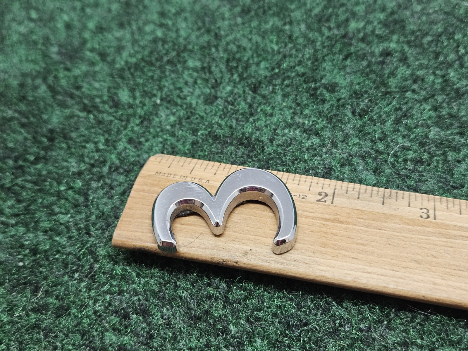 OEM "3" Chrome Individual Number Lettering Emblem Badge Logo 3D Nameplate 3 7S7
