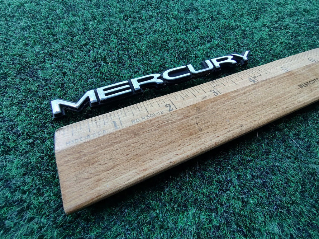 1998-2002 Mercury Grand Marquis Emblem Logo Letters Badge Rear Chrome OEM 5S3