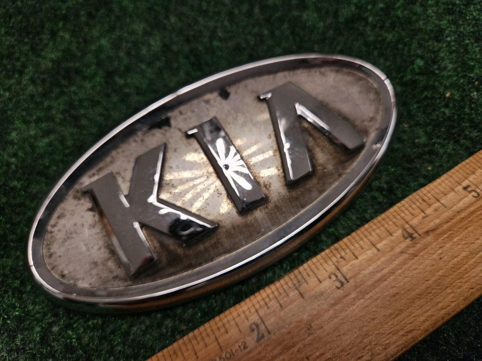Kia Emblem Badge Grille Front Rear Name Plate OEM Unknown Model ~5" 5M2