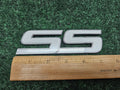 SS CHEVROLET EMBLEM BADGE NAMEPLATE GM Logo Pearle White Chrome GL1