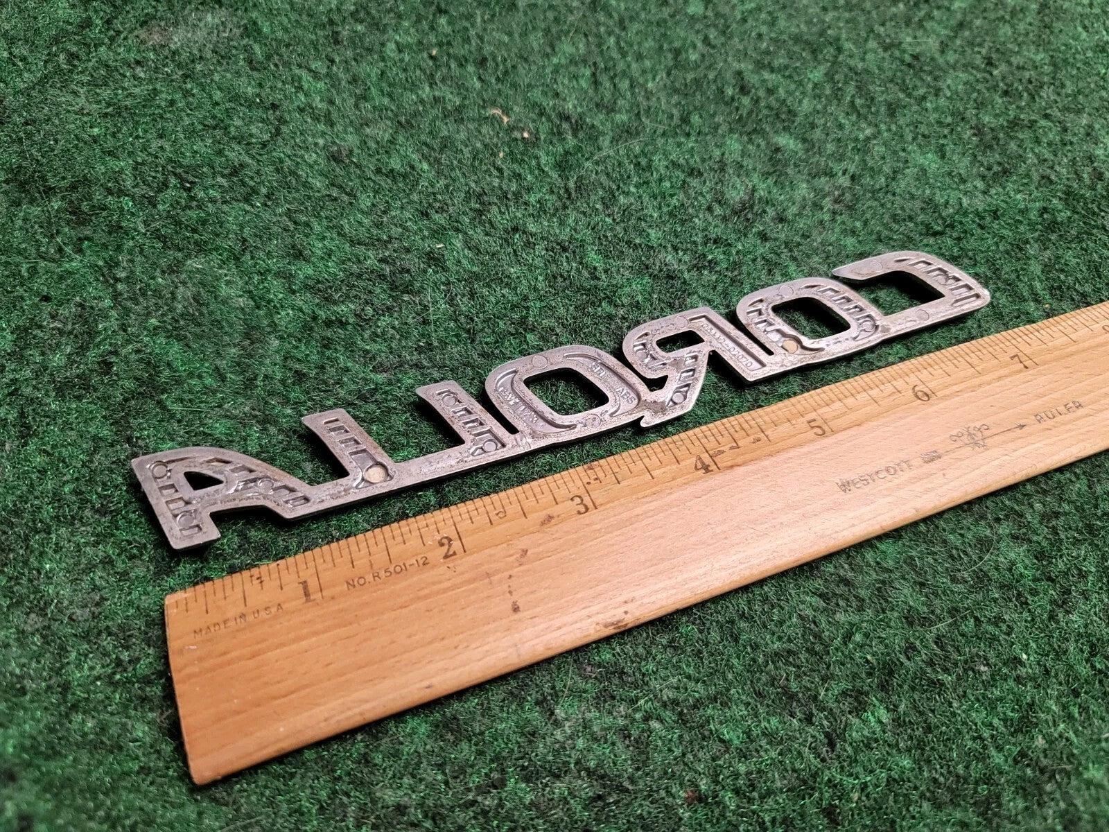 2003 2006 2007 2008 Toyota Corolla Rear Trunk Nameplate Emblem 75442-02070 1M3