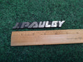 J. PAULEY Emblem Logo Name Plate Decal BADGE NAMEPLATE 4S4
