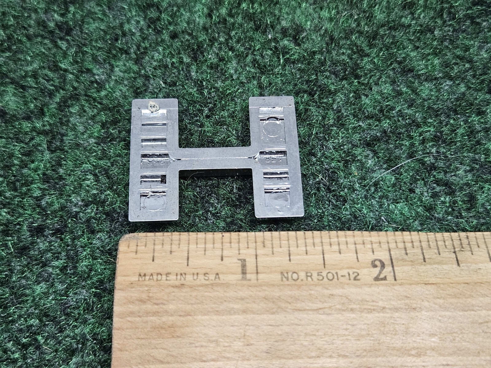 OEM "H" Chrome Individual Letter Lettering Emblem Badge Logo 3D Nameplate 7S7