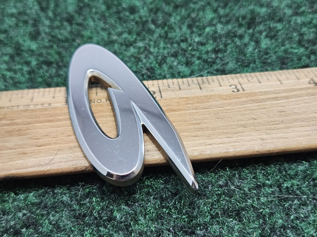 OEM "6" Chrome Individual Number Lettering Emblem Badge Logo Nameplate 3D  7S7