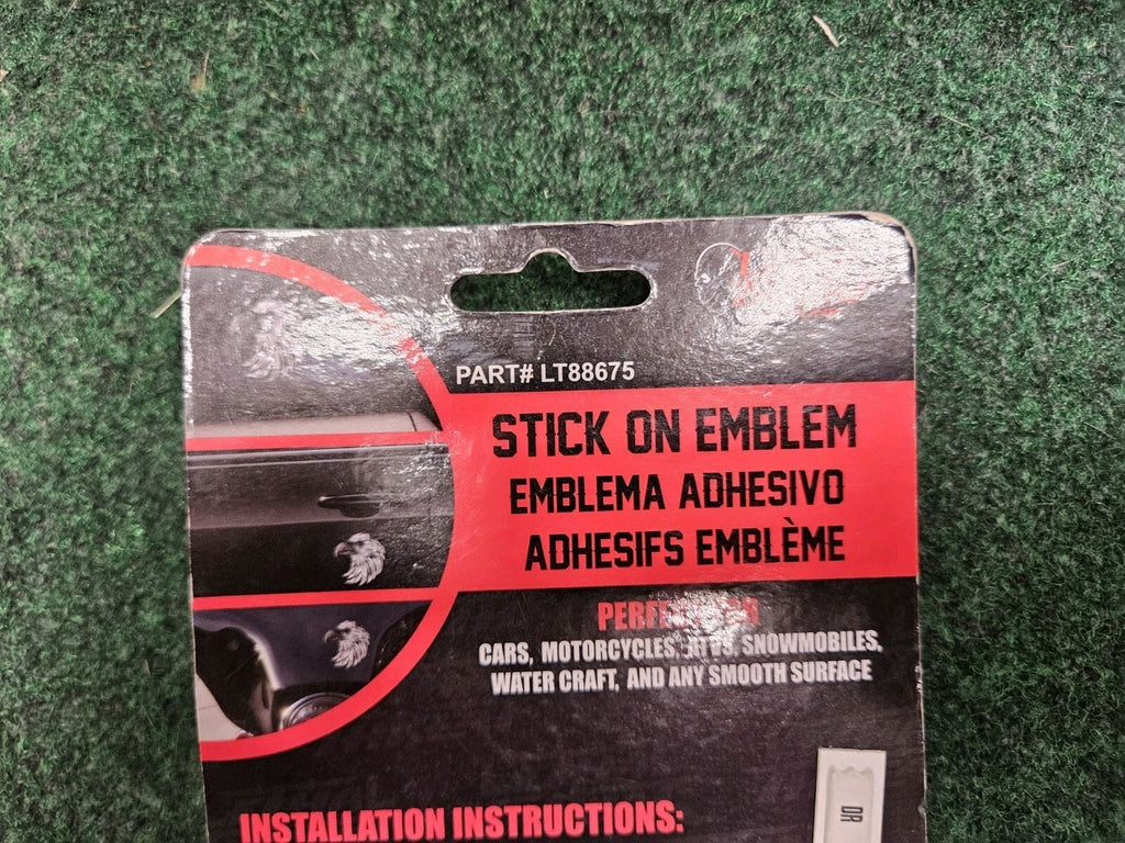 Lethal Threat Stick-On Emblem Eagle 3D Auto  LT88675 7S7
