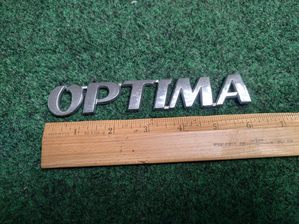 06 07 08-10 KIA OPTIMA REAR TRUNK LID CHROME EMBLEM LOGO BADGE SYMBOL OEM  2S9