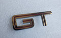 2005-2009 FORD MUSTANG GT SIDE FENDER EMBLEM LOGO BADGE SIGN SYMBOL RED 1L9