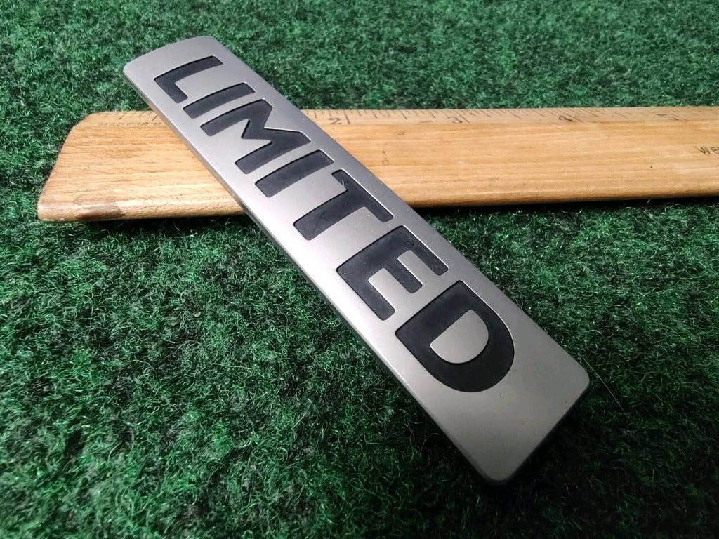 OEM Limited Chrome 3.75" Emblem Badge Logo Nameplate Name Plate Insignia 7S1