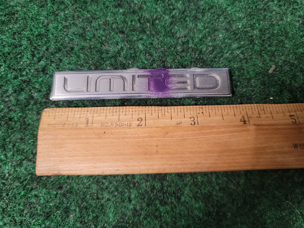 OEM Limited Chrome Metal Emblem Badge Logo Nameplate Name Plate 5S2