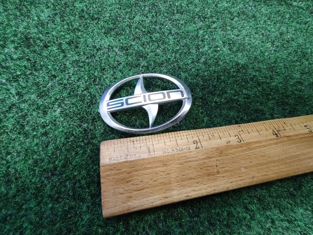 Scion 2" Wide Emblem Badge 2912 UNKNOWN Year Model OEM 5S6