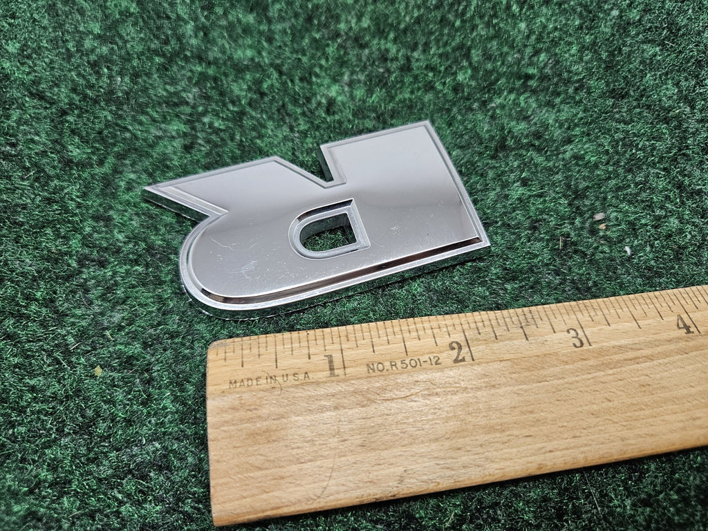 OEM "R" Chrome Dodge Individual Letter Lettering Emblem Badge Logo Nameplate 2S2