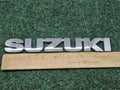 Suzuki OEM Chrome Plastic Emblem Badge Logo Nameplate Name Plate 8.25" GL2