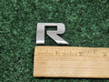 OEM "R" 3D Chrome Individual Letter Lettering Emblem Badge Logo Nameplate R 7S9