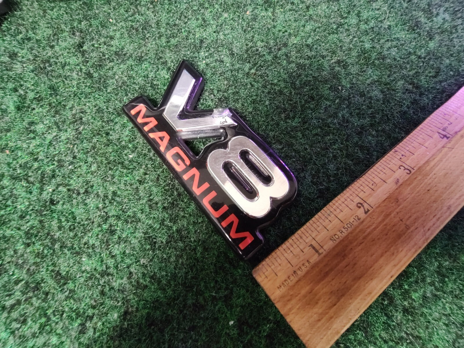 Dodge V8 Magnum Front Fender Plastic Emblem Badge Logo Nameplate Name Plate 6S4