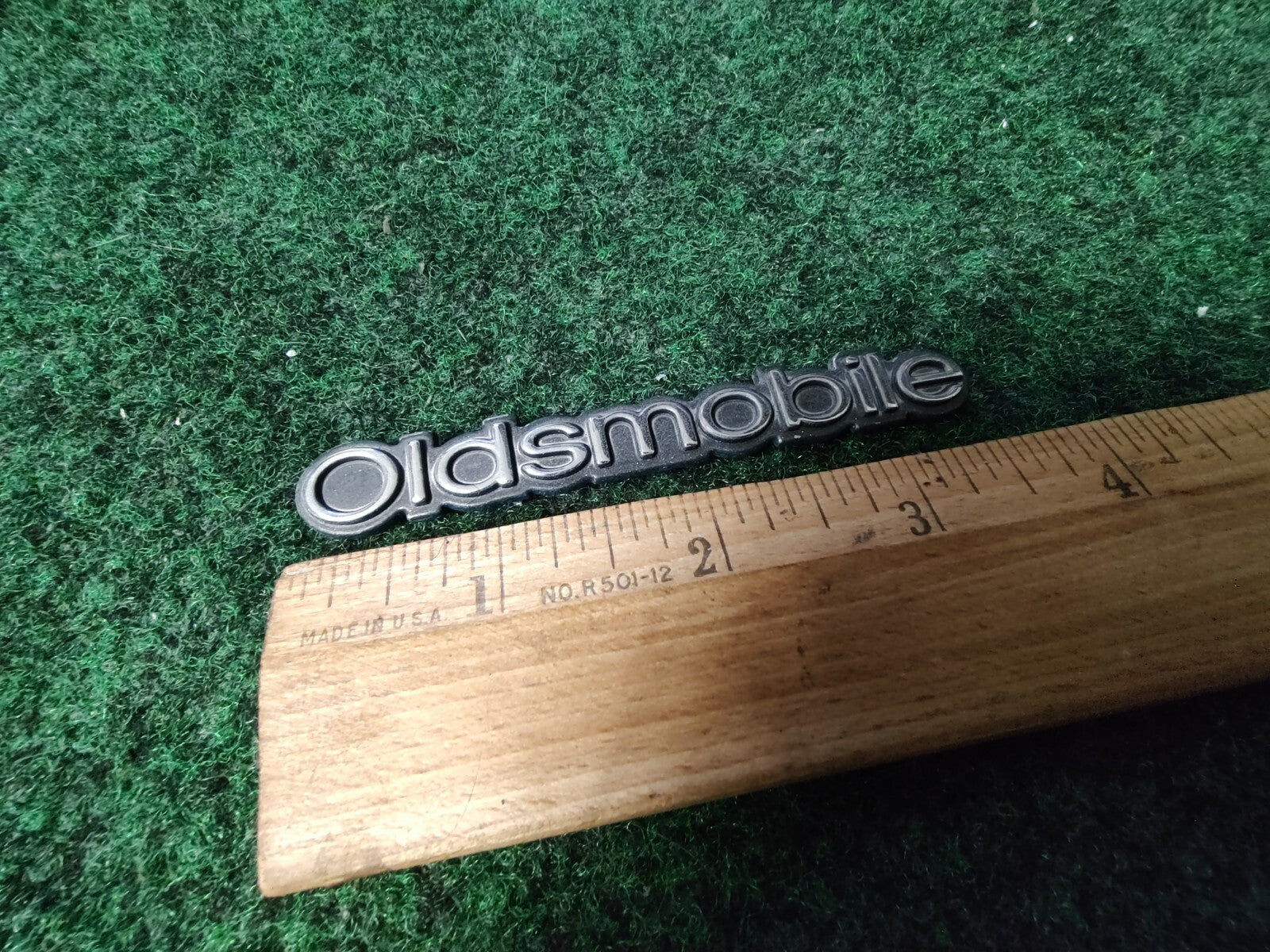 Oldsmobile OEM Chrome Emblem Badge Logo Nameplate Name Plate 3S6