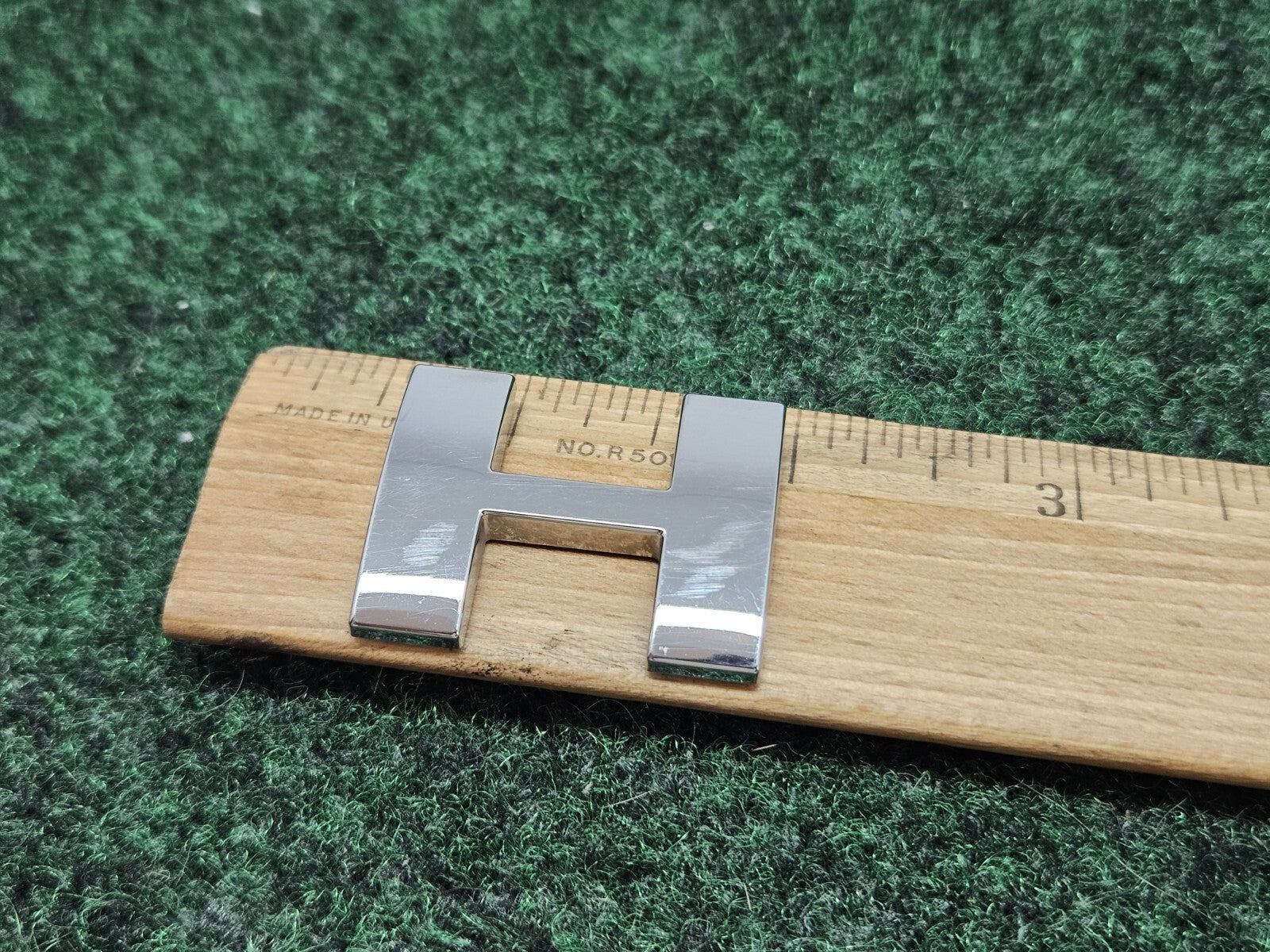 OEM "H" 3D Chrome Individual Letter Lettering Emblem Badge Logo Nameplate 7S8