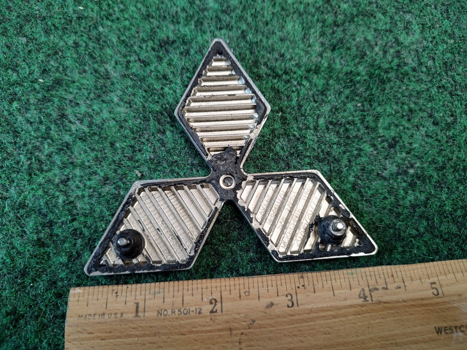 1999-2003 Mitsubishi Galant Emblem Rear Trunk Badge Nameplate Chrome OEM 2M9