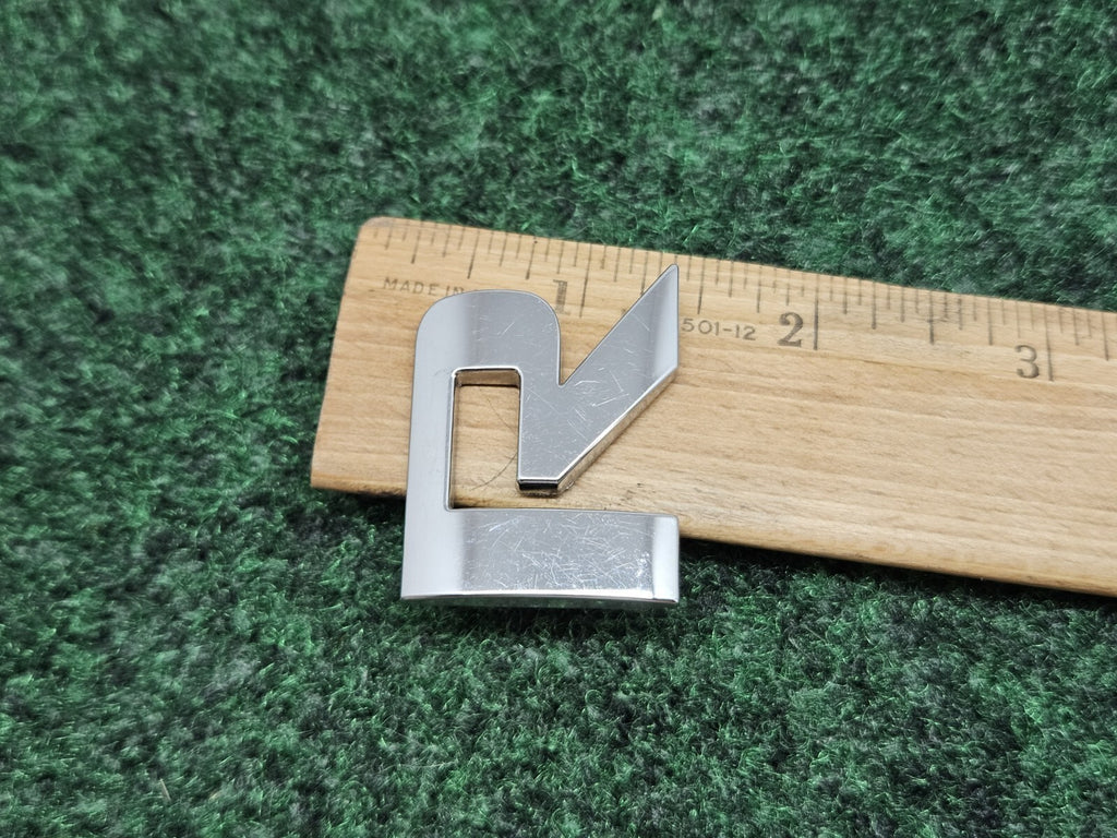 OEM "R" 3D Chrome Individual Letter Lettering Emblem Badge Logo Nameplate R 7S9