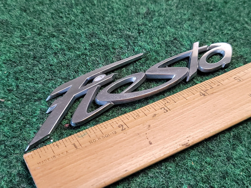 11 12 13 14 15 16 17 FORD FIESTA REAR LID CHROME EMBLEM LOGO BADGE USED OEM 1M6