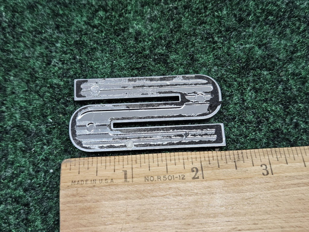 OEM "5" Chrome Individual Number Lettering Emblem Badge Logo Nameplate 3D 7S8