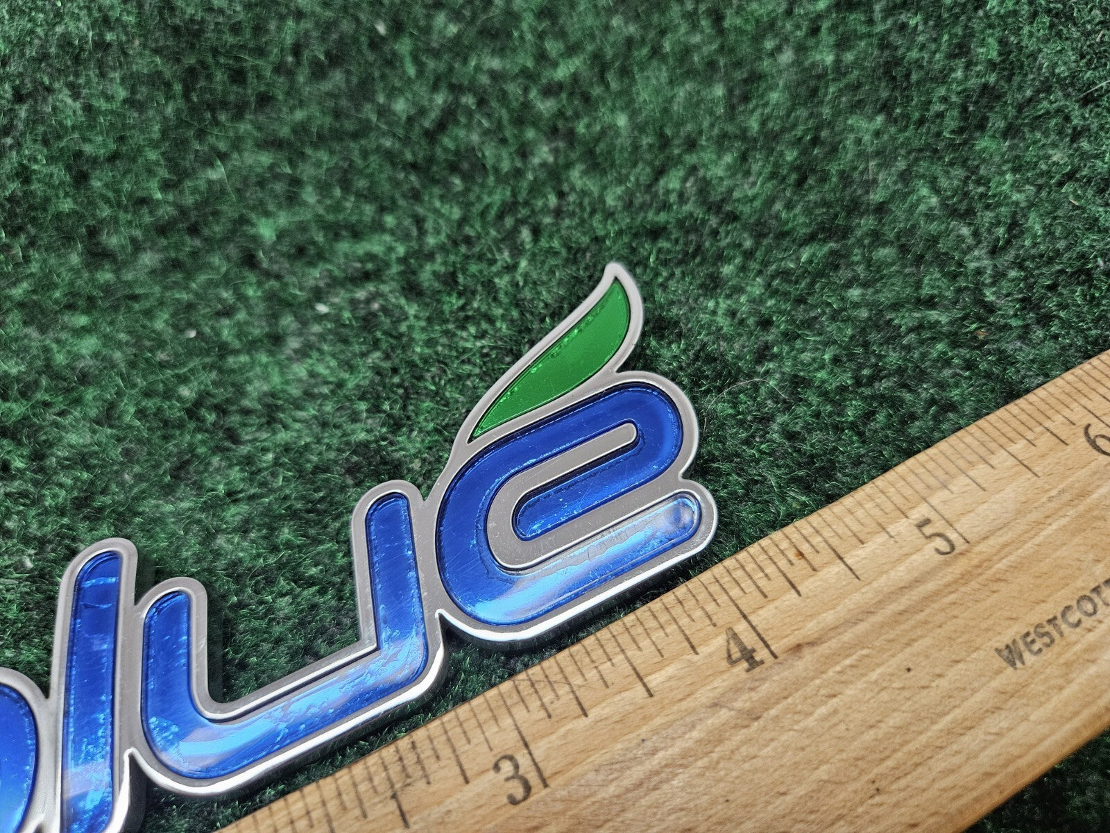 11 12 13 14 HYUNDAI SONATA HYBRID BLUE REAR LID EMBLEM LOGO BADGE SIGN OEM GL3