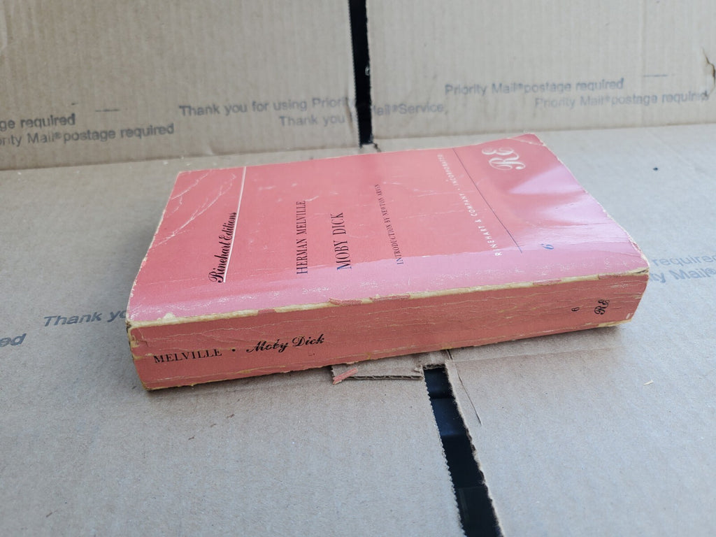 MOBY DICK - Herman Melville - Rinehart Editions - 9th Ed. 1957 - Paperback B8