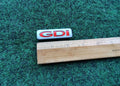 KIA SORENTO SPORTAGE OPTIMA RIO RED GDI REAR EMBLEM BADGE SYMBOL OEM 5S3