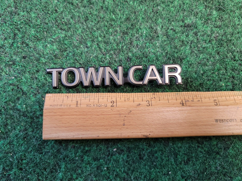 Lincoln "Town Car" Trunk Emblem Badge Nameplate Decal OEM Genuine Original 7L1