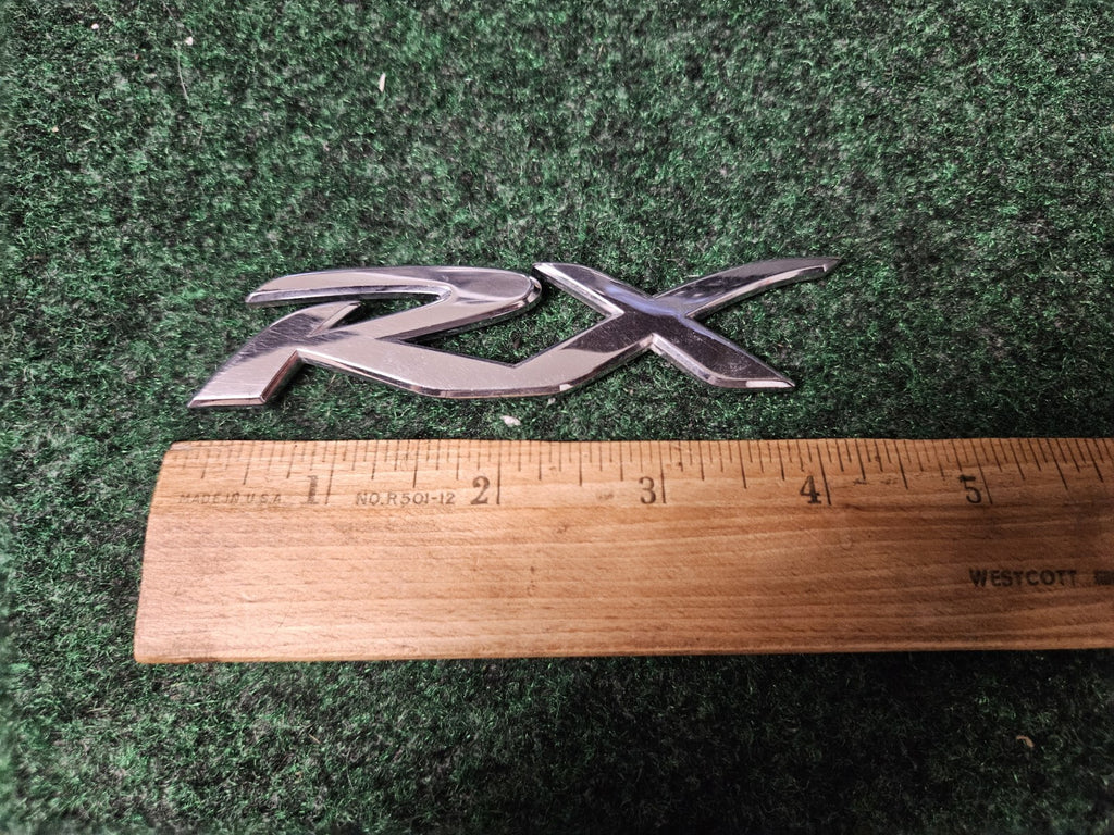 2005 - 2012 Mazda RX Trunk Front Grille Emblem Badge Nameplate Set OEM 3M3