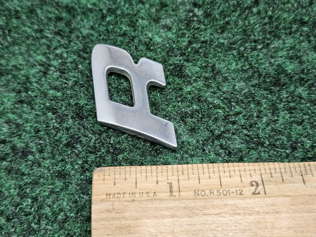 OEM "R" 3D Chrome Individual Letter Lettering Emblem Badge Logo Nameplate 7S9