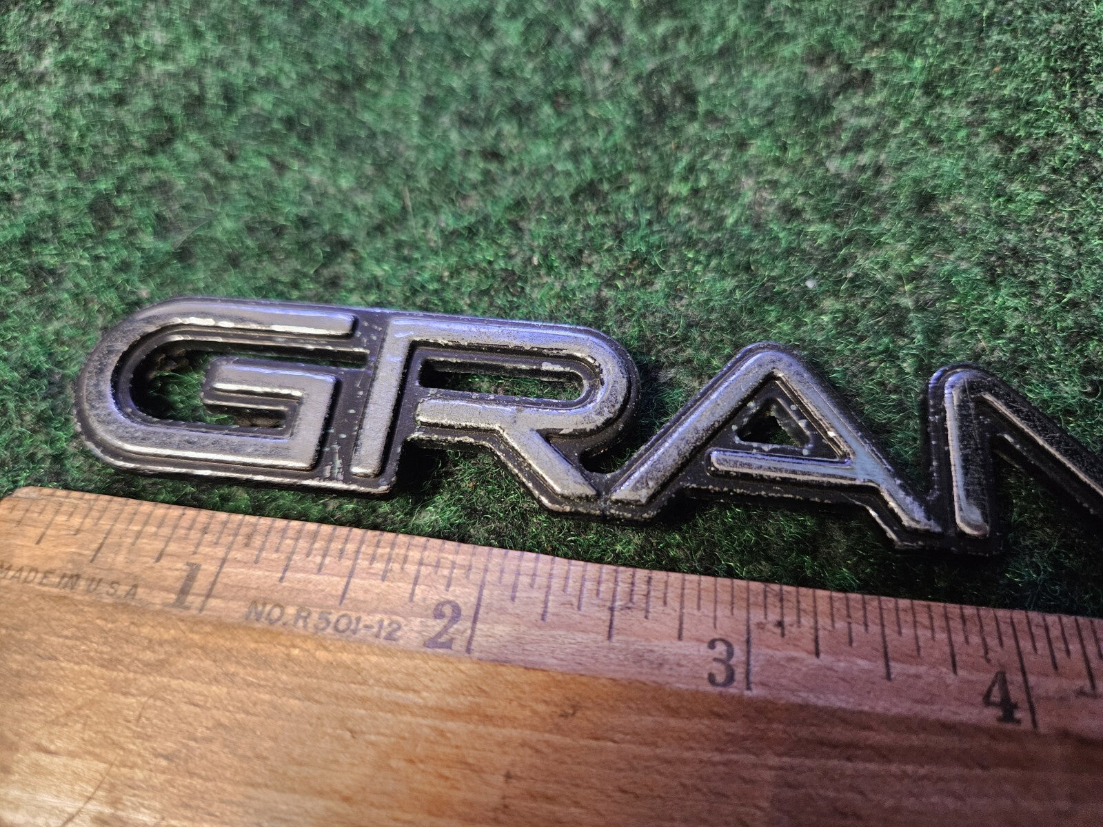 1992-1995 Pontiac Grand Emblem Badge Logo Nameplate Name Plate 5M1